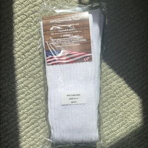White Men's Socks